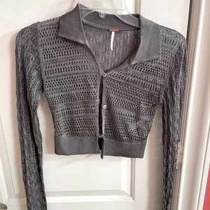 Free People cropped cardigan, size XS